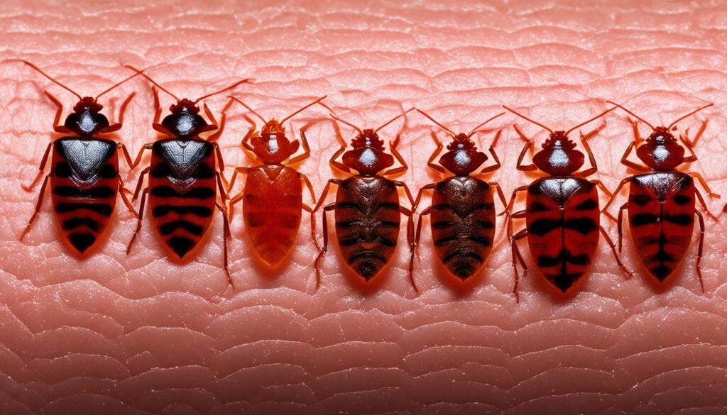 Bed bug bites vs flea bites
