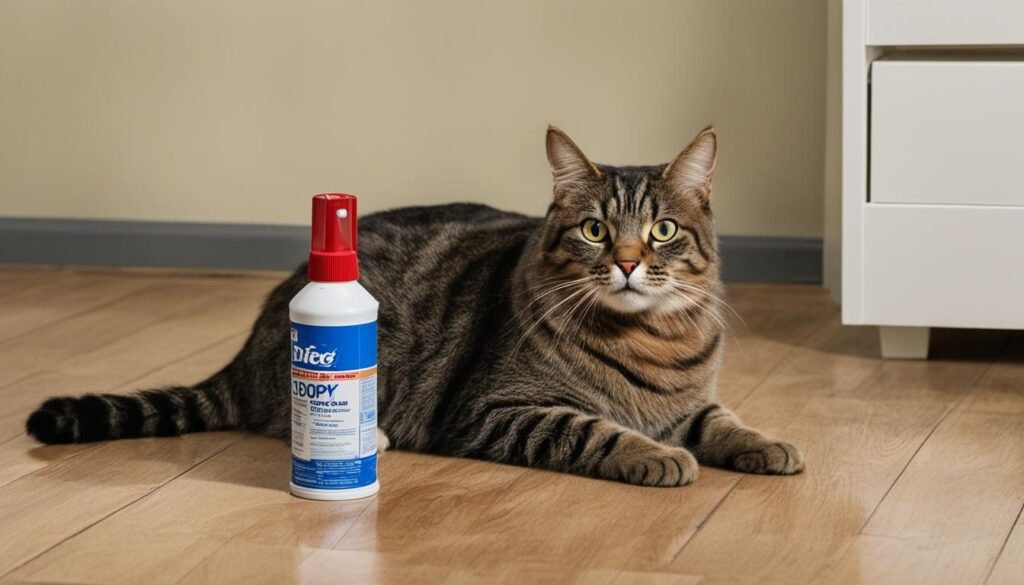cat exposure to bed bug spray